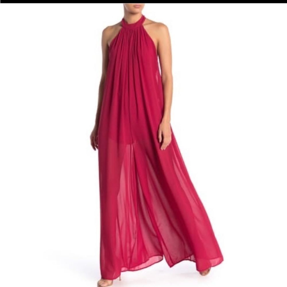 One One Six Halter Neck Palazzo Jumpsuit size M  NWOT